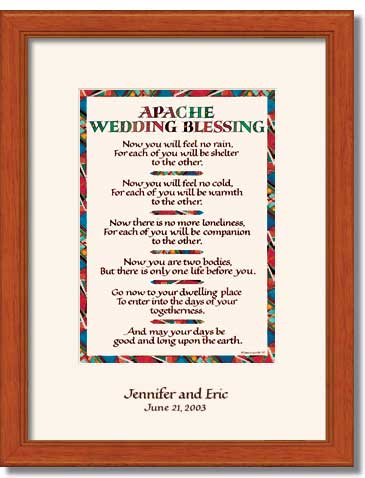 Apache Wedding Blessing