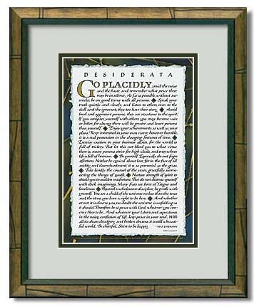 Desiderata